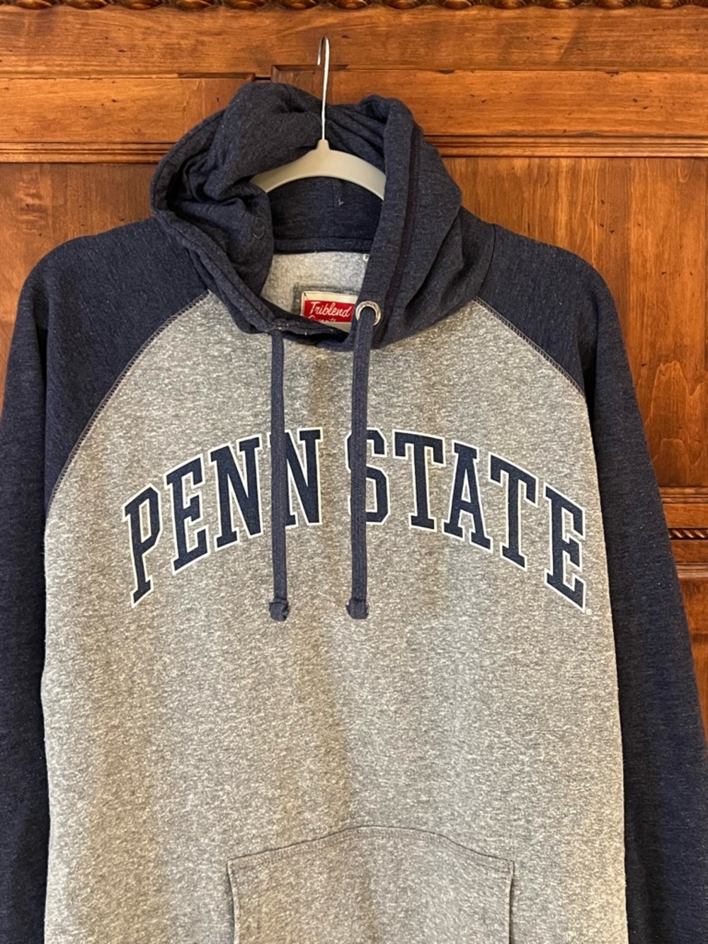 Triblend Sweats League Penn State Hooded Sweatshirt | Size L  | Great Condition - Picture 6 of 11